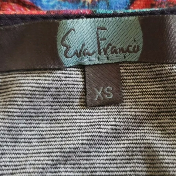 Evelyn Dress for Anthropologie Dark Blue Floral Wrap Style Size XS - Picture 11 of 11